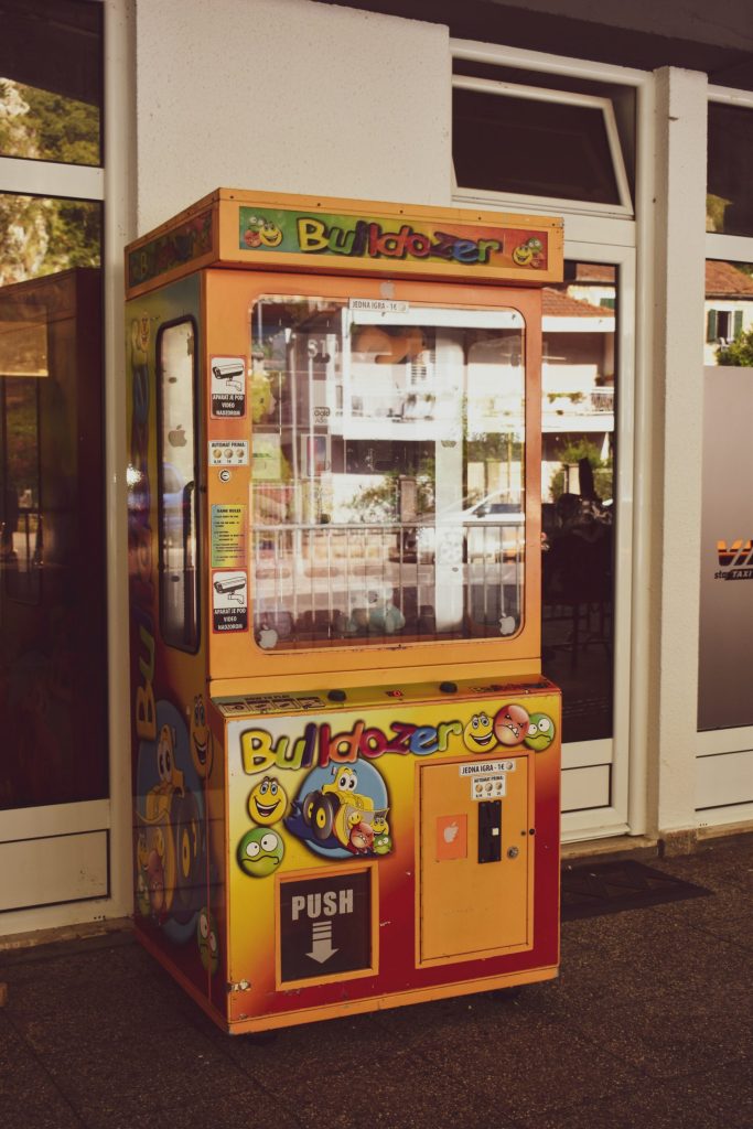 a colorful arcade game